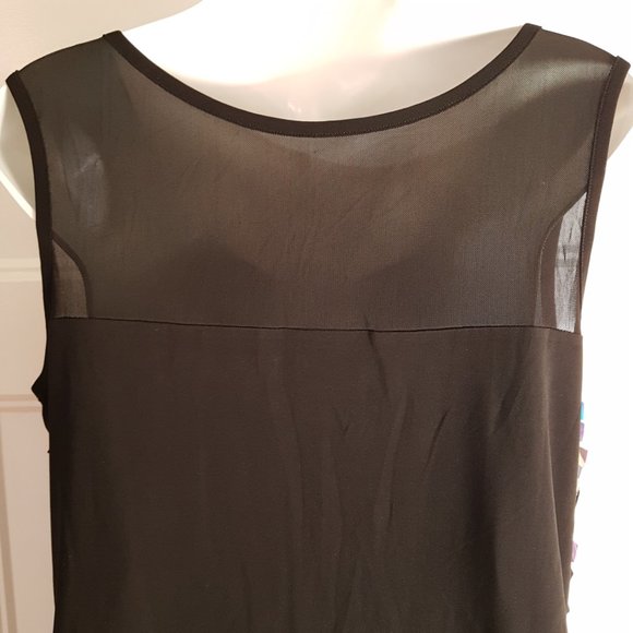 CARTISE Black Sequin Sleeveless Top NWT, Sz L - Picture 6 of 9